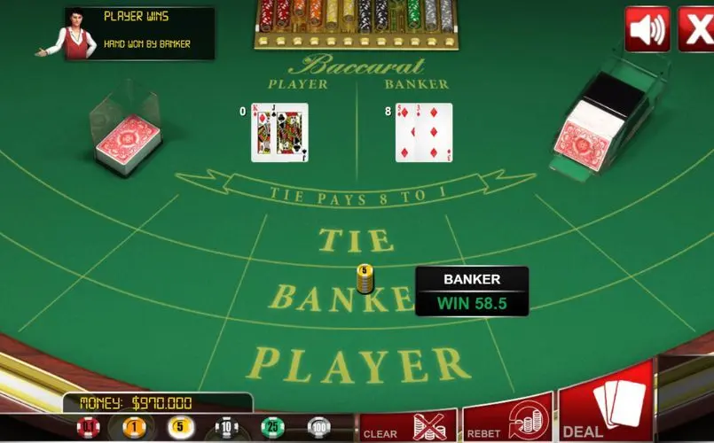 Cách chơi Baccarat Online Max88 chi tiết từng bước