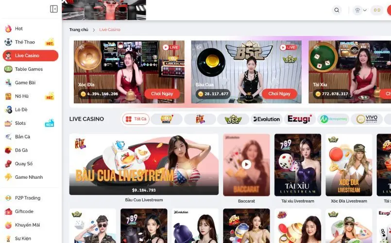 Sảnh Casino Trực Tuyến Max88 – Sự uy tín và đẳng cấp hàng đầu